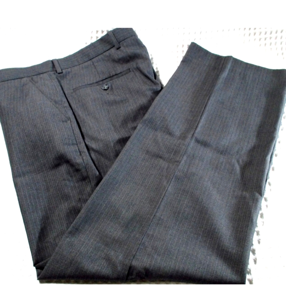 Perry Ellis portfolio gray dress pants.